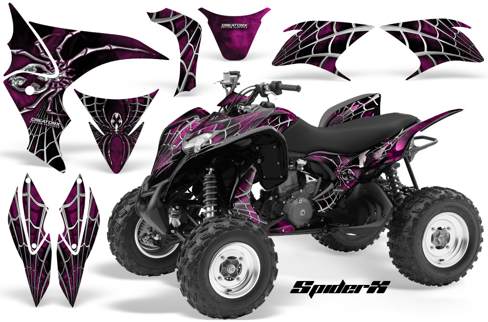 Honda TRX700XX 2008 Graphics Kit SpiderX Pink